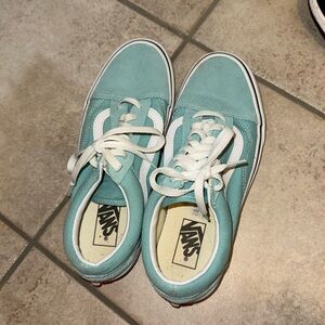 Teal vans